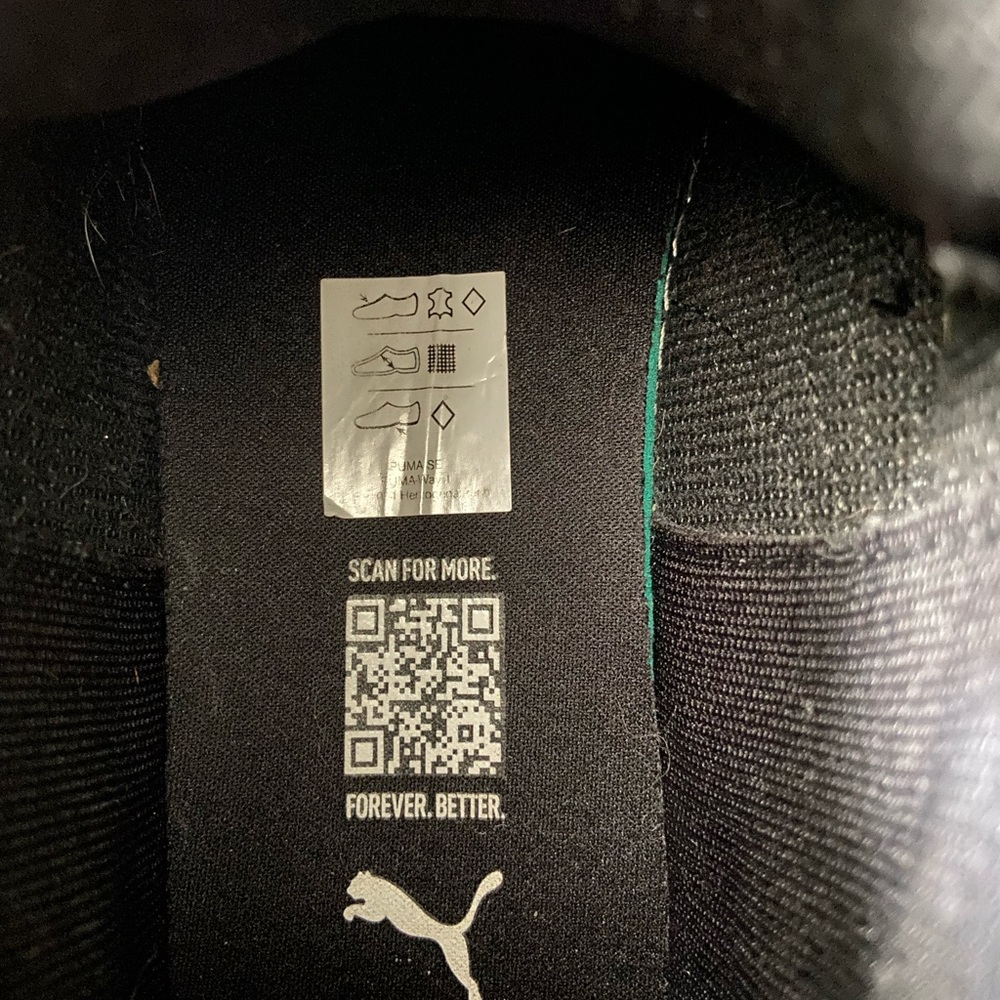 Puma Women's Black High-Top Sneakers - Picture 10 of 11